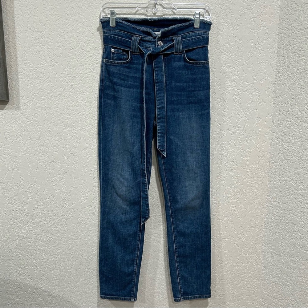 7 for all mankind paper bag jeans women’s size 26 - Picture 2 of 9